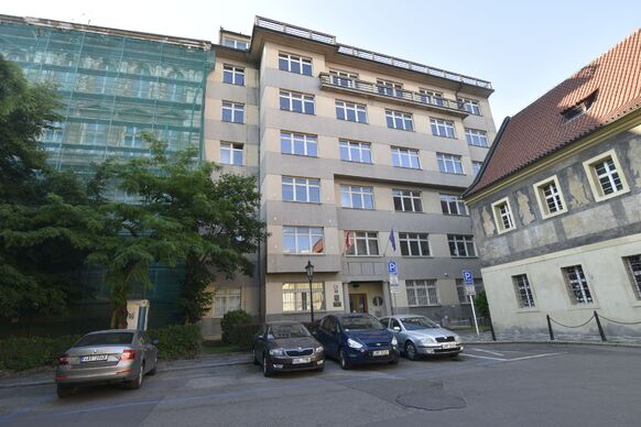 Budova ÚV ČR v Jindřišské ulici na Praze 1