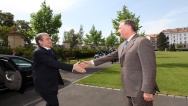 Mirek Topolánek a albánský premiér Berisha, 28.4.2009