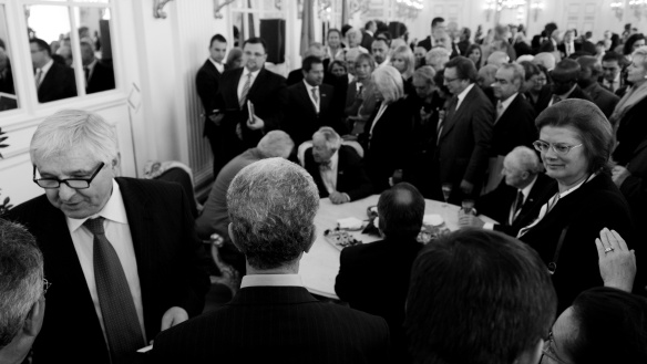 Jiří Rusnok se zúčastnil setkání s honorárními konzuly na Pražském hradě, 2. září 2013, zdroj: archiv KPR