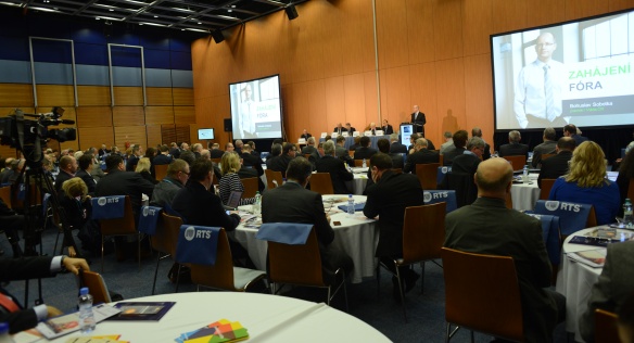 Předseda vlády Bohuslav Sobotka se zúčastnil 11. ročníku Fóra českého stavebnictví v Praze, 10. března 2015. Foto: D. Bruner.