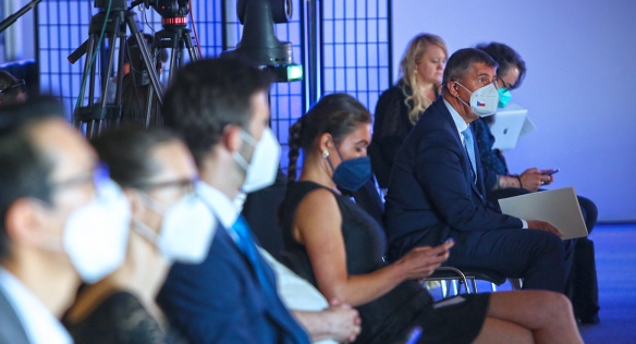 Prime Minister Andrej Babiš at the Conference Multiple Challenges for Transatlantic Partnerships, 17 June 2021.