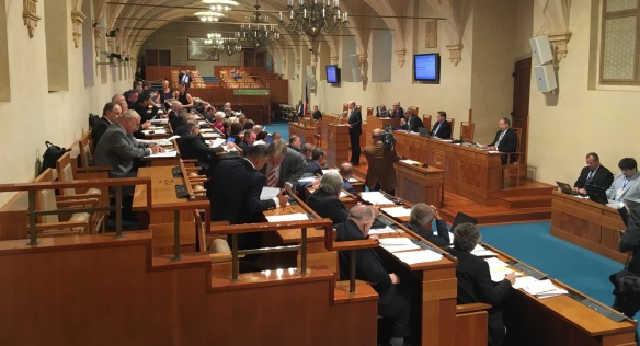 Projev předsedy vlády Bohuslava Sobotky v Senátu, 14. července 2016.