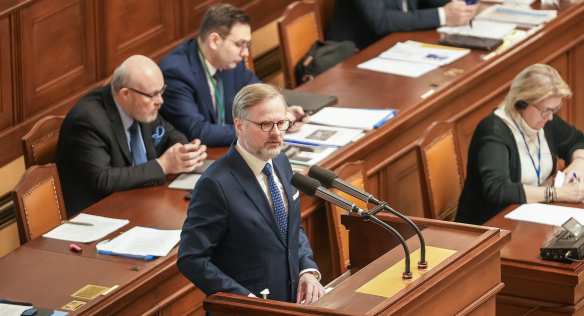 Projev předsedy vlády Petra Fialy v Poslanecké sněmovně, 17. ledna 2023.