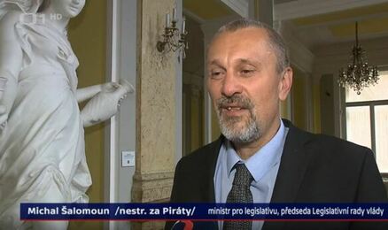 Ministr pro legislativu a předseda Legislativní rady vlády Michal Šalomoun
