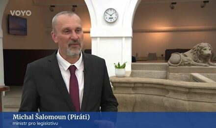 Ministr pro legislativu a předseda Legislativní rady vlády Michal Šalomoun, TV Nova, Střepiny, 9. 6. 2024