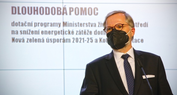 Premiér Petr Fiala a vicepremiér Marian Jurečka představili opatření na boj s energetickou chudobou, 29. prosince 2021.