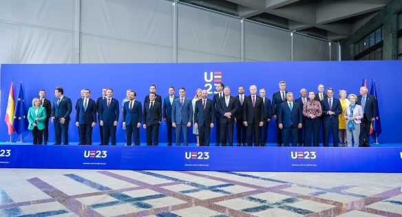 Za účasti českého premiéra Petra Fialy proběhl ve španělské Granadě neformální summit Evropské rady, 6. října 2023.