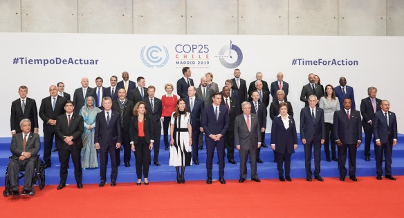 Prime Minister Andrej Babiš speaks at the Madrid climate summit, 2. December 2019.