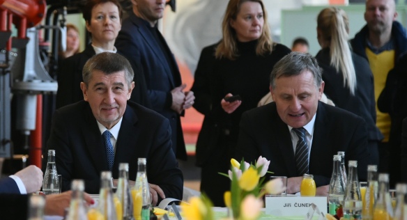 Členové vlády jednali s Radou Zlínského kraje o hlavních tématech kraje, 5. března 2018.