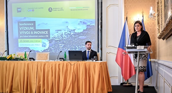 Úvodní slovo na konferenci měla ministryně pro vědu, výzkum a inovace Helena Langšádlová, 23. června 2022.
