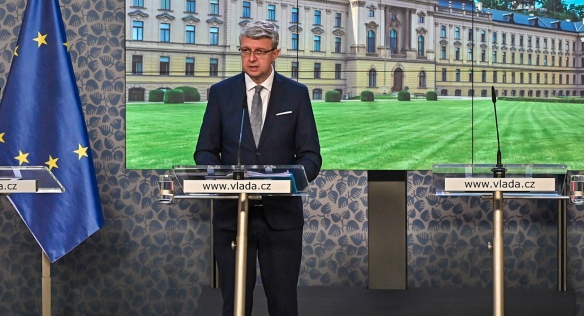 Tisková konference po jednání vlády, 11. října 2021.