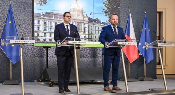 Tisková konference po jednání vlády, 7. prosince 2022.
