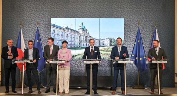 Tisková konference po mimořádném jednání vlády, 12. září 2022.