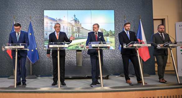 Tisková konference po jednání vlády, 14. září 2022.