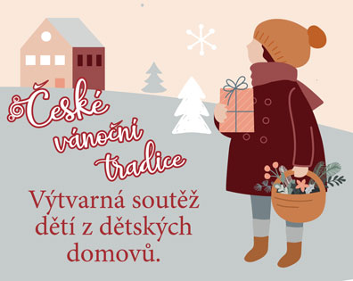České vánoční tradice, osmý ročník výtvarné soutěže pro děti z dětských domovů.