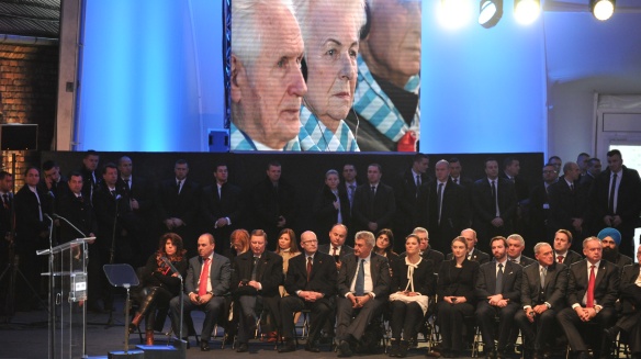 The Prime Minister Bohuslav Sobotka honoured the memory of Holocaust victims at Auschwitz on 27th January 2015.