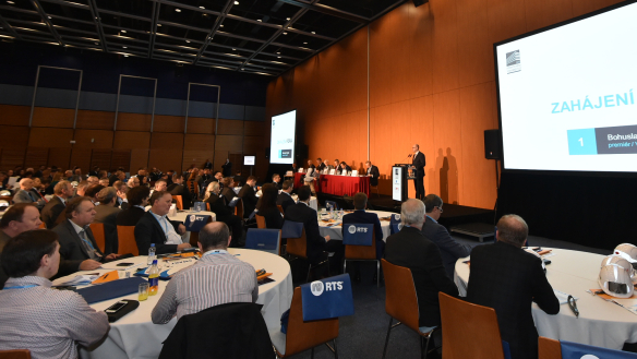 Premiér Bohuslav Sobotka vystoupil s projevem v úterý 1. března 2016 na Fóru českého stavebnictví.