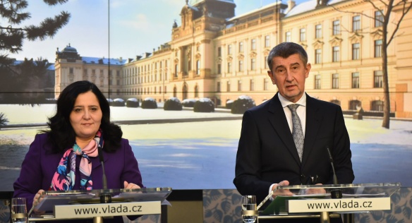 Tisková konference po jednání vlády, 27. února 2018.
