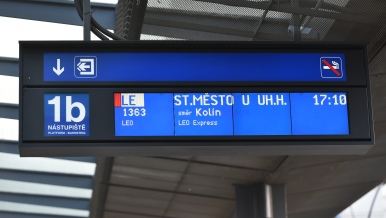 Hlavní nádraží v Praze.