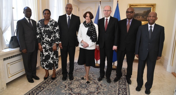On Thursday the 21st of April 2016, Prime Minister Bohuslav Sobotka met with the ambassadors of countries of sub-Saharan Africa.