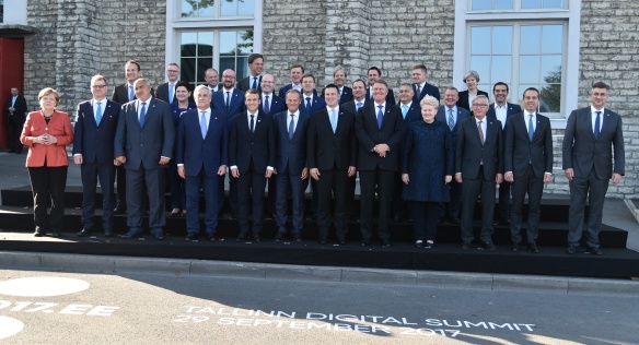 Prime Minister Bohuslav Sobotka attended a Digital Summit in Tallinn, 29 September 2017. 
