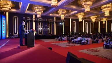 Premiér Bohuslav Sobotka zahájil v pořadí již druhé setkání ministrů zdravotnictví platformy 16+1, 20. června 2016.