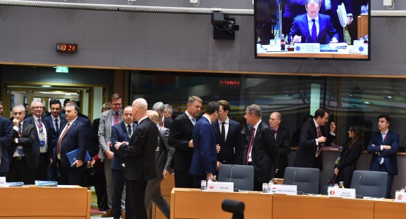 Před jednáním Evropské rady 14. prosince 2018.