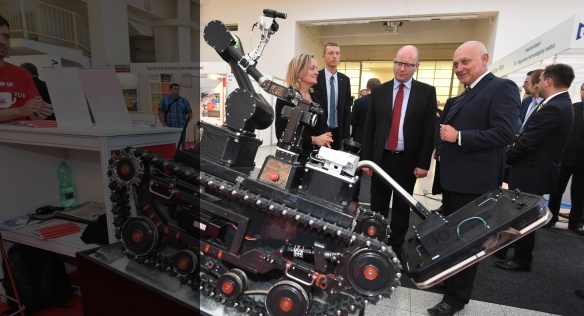 Předseda vlády Bohuslav Sobotka navštívil Mezinárodní strojírenský veletrh v Brně, 14. září 2015.