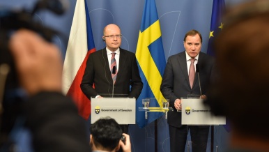 Tisková konference po jednání delegací, 3. listopadu 2016.