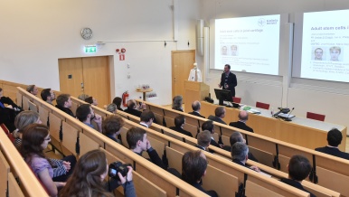 Předseda vlády Bohuslav Sobotka navštívil Karolinska Institut, 4. listopadu 2016.