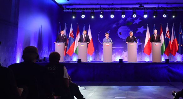 Joint press conference of the Visegrád group Prime Ministers and the Prime Minister of Ukraine, 6 September 2016.
