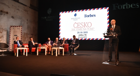 Premiér Bohuslav Sobotka se v úterý 20. října 2015 zúčastnil výroční konference Aspen Institutu a Forbes.