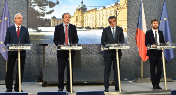 Tisková konference po jednání vlády, 31. ledna 2018.
