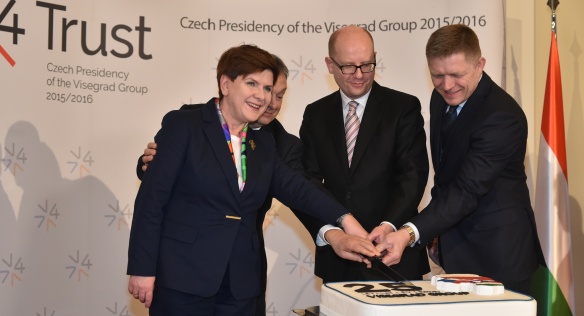 Prime Ministers of the Visegrad Group countries commemorated on Monday 15th February 2016 the important 25 years anniversary of the beginning of close cooperation.