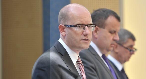 Tisková konference po jednání vlády, 28. května 2014.