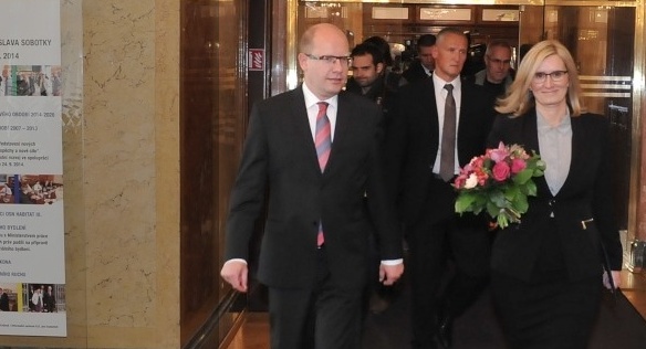 Předseda vlády ČR Bohuslav Sobotka uvedl ve středu 8. října 2014 Karlu Šlechtovou do funkce nové ministryně pro místní rozvoj.