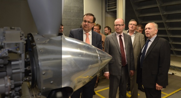 Premiér Bohuslav Sobotka 3. července 2015 navštívil První brněnskou strojírnu ve Velké Bíteši.