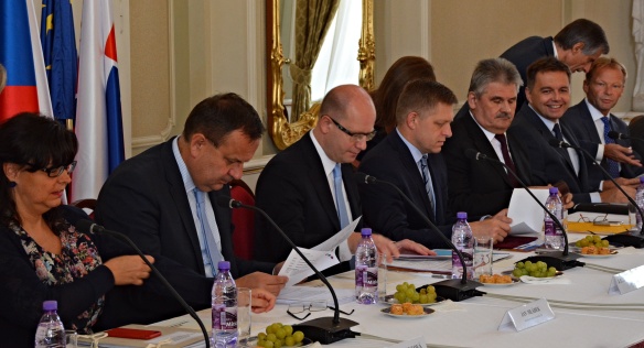 Jednání české a slovenské tripartity v Bratislavě, 7. září 2015.