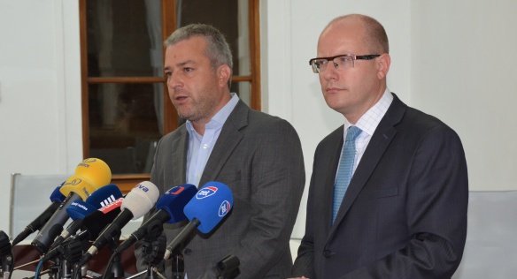 On 18 September 2014, Prime Minister Bohuslav Sobotka met with the Director of the Doctors Without Borders organisation in the CR, Pavel Gruber, in the Chamber of Deputies.