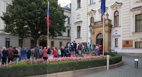 Den otevřených dveří ve Strakově akademii 28. září 2014.