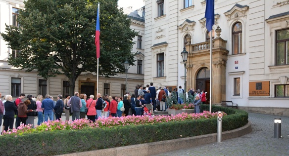 Den otevřených dveří ve Strakově akademii 28. září 2014.