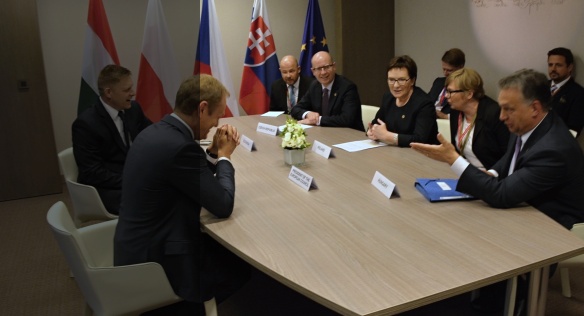 Předseda vlády ČR Bohuslav Sobotka se zúčastnil pravidelného zasedání Evropské rady v Bruselu, 25. června 2015.