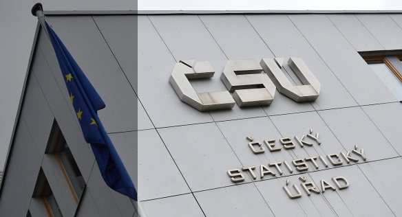 Předseda vlády Jiří Rusnok navštívil v úterý 15. října 2013 Český statistický úřad před volbami.