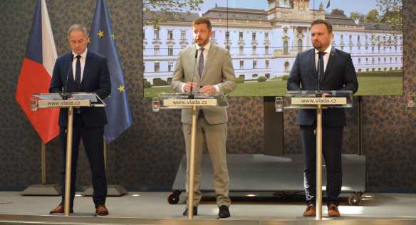 Tisková konference po jednání vlády, 8. června 2022.