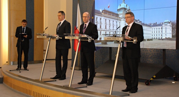 On Wednesday, 19 February 2014, the government discussed the Fiscal Compact as well as the situation in Ukraine.