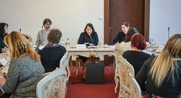 Na Úřadu vlády se poprvé sešla mezioborová skupina k péči o lidi s intelektuálním znevýhodněním, 9. února 2023.