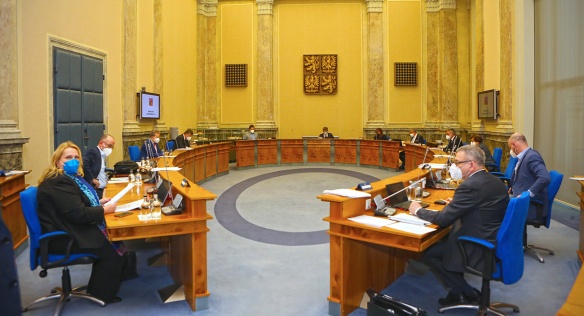 Press conference after the government meeting, 22 February 2021.

