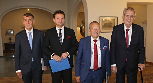 Prime Minister Babiš and other constitutional officials have called on citizens to go to the European Parliament elections, 22 May 2019.