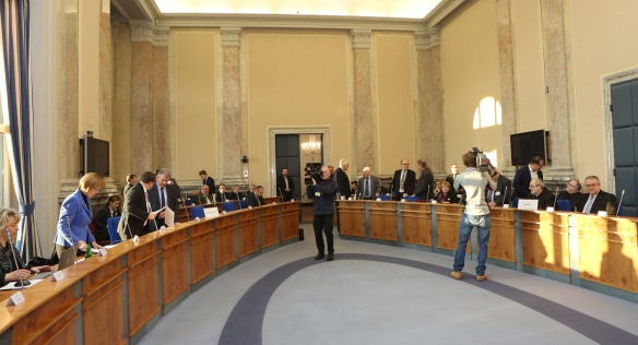 Před jednáním tripartity 21. ledna 2019.