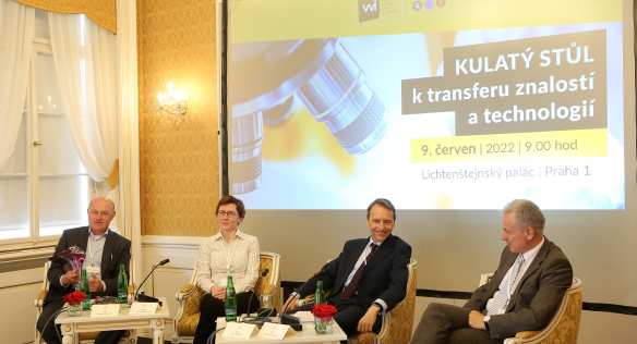 Kulatý stůl k transferu znalostí a technologií, 9. června 2022.